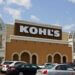 Exterior view of a Kohl's retail store featuring the store's name prominently displayed.